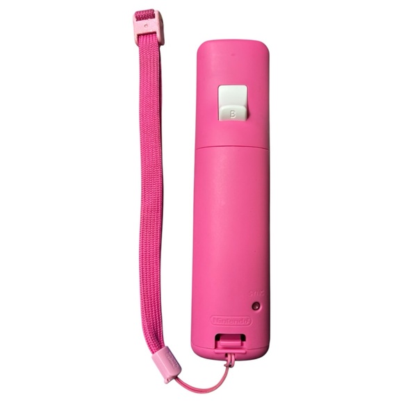 Nintendo Wii Motion Plus Remote Controller Princess Peach OEM RVL-036 - Picture 5 of 9